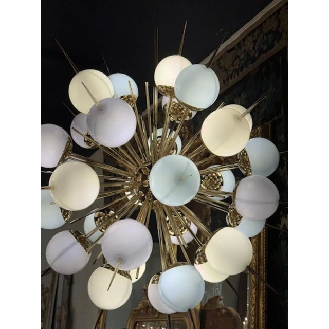 Modern Murano Sputnik Chandelier For Sale - Image 4 of 7