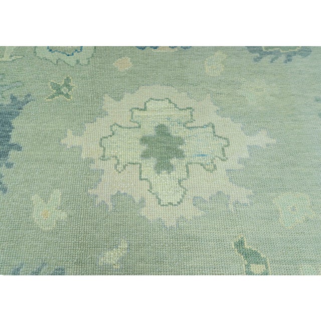 Turkish Turkish Oushak Rug 8'10" x 12' #19547 For Sale - Image 3 of 8