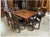 Antique Neo-Gothic Dining Set with Extendable Table and Chairs, 1880, Set of 9 For Sale - Image 11 of 15