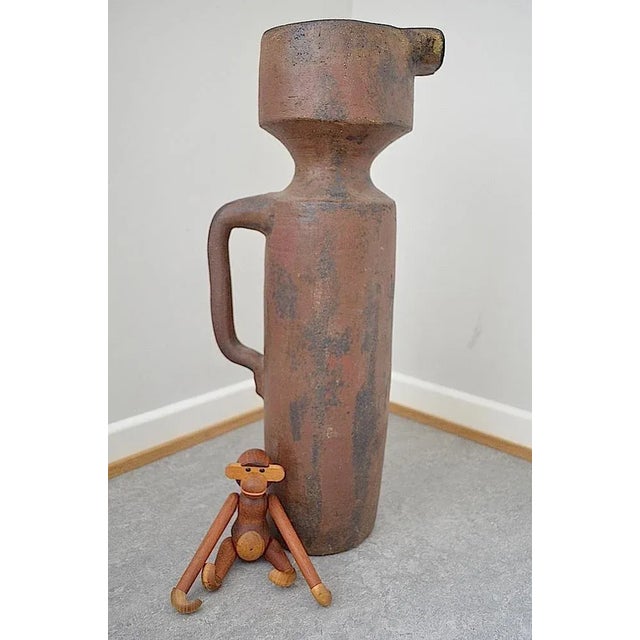 Large Künster ceramic of the ceramician Gerhard Lieberthron from the 1966s. - height 61cm - The artist ceramic is made...