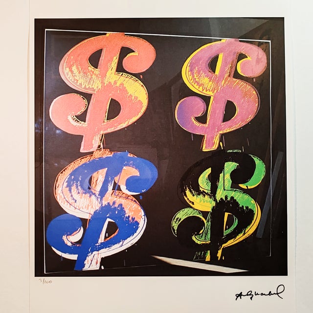 After Andy Warhol, The Dollars, Lithograph, 1980s For Sale - Image 9 of 9