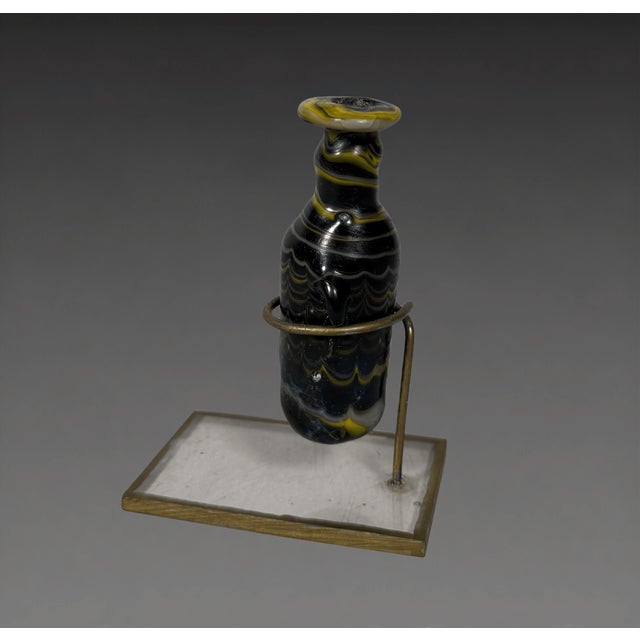 Mediterranean Amphorisque en Pate De Verre Grece Phenicie 2eme-1er Siecle Av. j.c. For Sale - Image 3 of 4