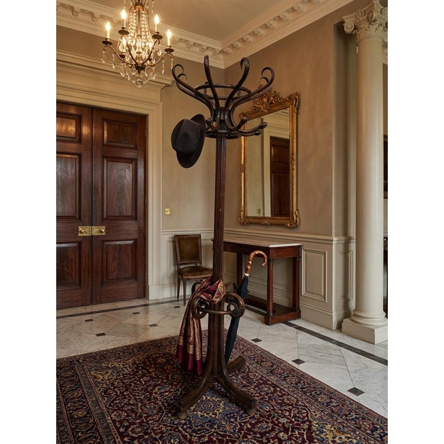 Column Coat Rack in the style of Thonet, 1960s For Sale - Image 13 of 13