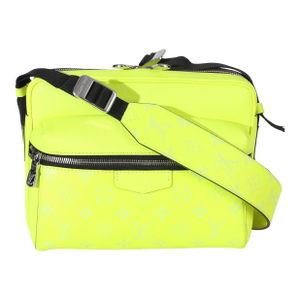 Neon Yellow Monogram Taigarama Canvas Outdoor Messenger