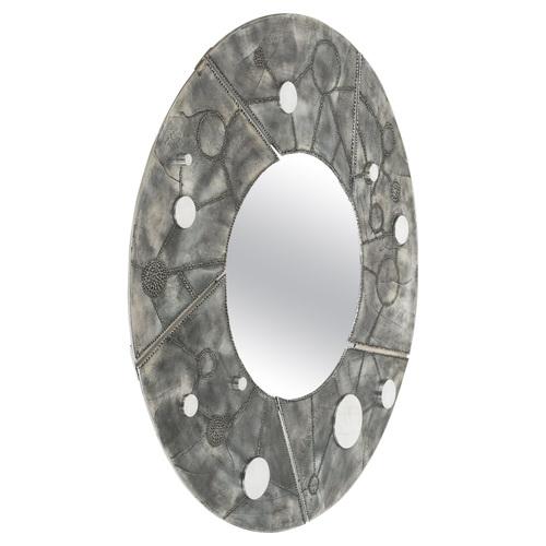 Round Wall Mirror in Aluminum and Steel by Bianca Garinei for Banci, 1970s For Sale - Image 13 of 13
