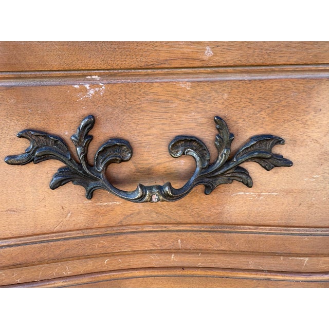 Vintage 1940s Joseph Gerte Boston Custom Mahogany 9-Drawer Dresser & Mirror Set For Sale - Image 12 of 12