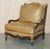 We are delighted to offer for sale this very large, hand made, Italian giltwood, tan brown leather throne style armchair...