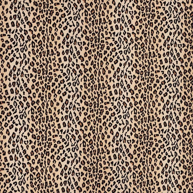 Sample - Schumacher Safari Epingle Fabric in Leopard For Sale