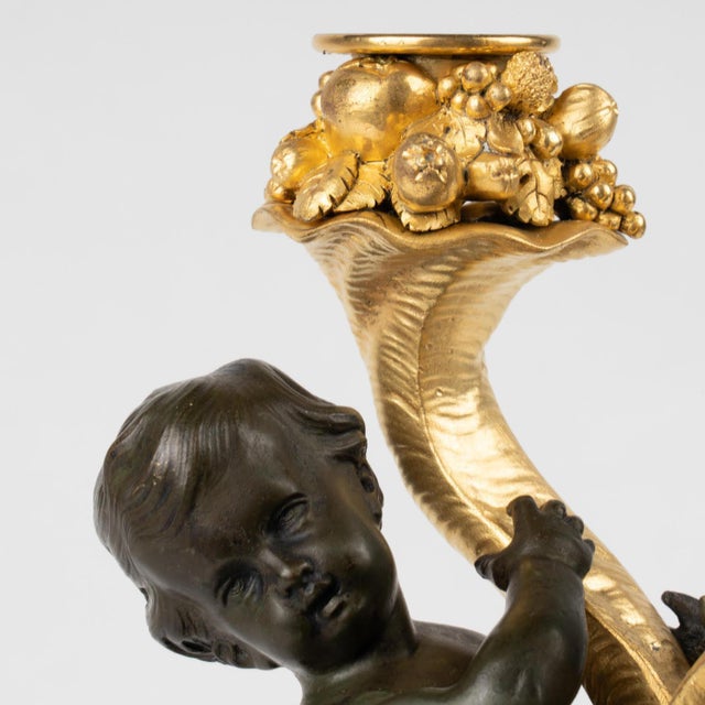 Napoleon III Mantel Clock, 19th Century, Set of 3 For Sale - Image 13 of 16