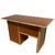 1950s 1950s Restored Post-War Hawaiian Koa Wood Desk W/ Rattan Border For Sale - Image 5 of 7