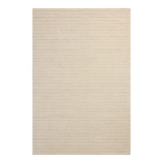 Chris Loves Julia x Loloi Henry Ivory / Dove 7'-9" x 9'-9" Area Rug For Sale