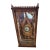 Late 19th-Century Folk Art Fretwork Gothic Revival Cathedral Clock in Case For Sale