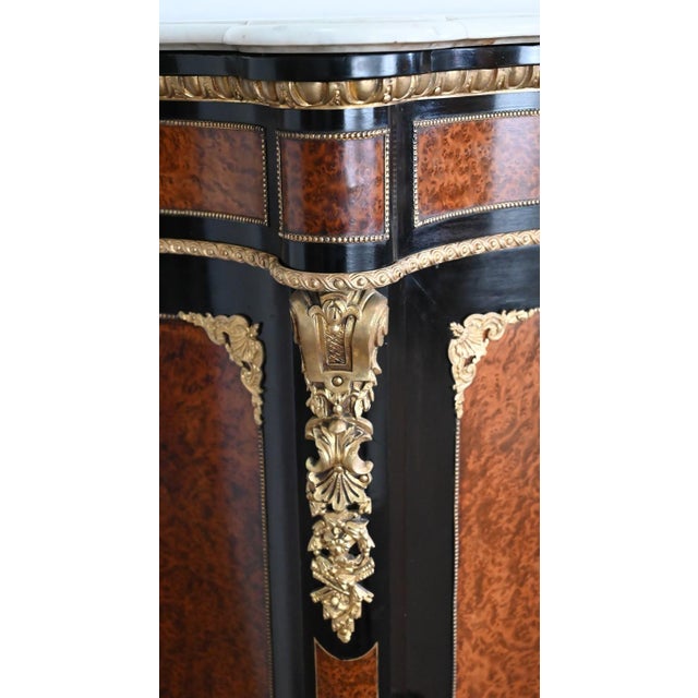 Napoleon III Cedar Burr Wood Buffet, Mid-19th Century For Sale - Image 10 of 18