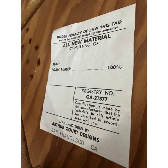 Set of 4 Vintage Arthur Court Faux-Antler Dining Chairs – Cast Aluminum For Sale In San Diego - Image 6 of 9