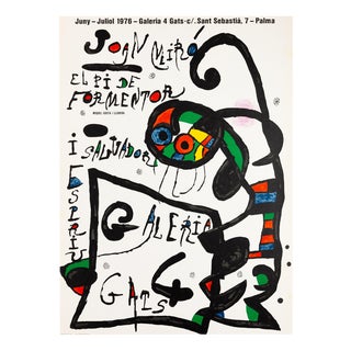 Joan Miro, The Dancer's Flight, Lithograph For Sale