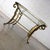 Late 20th Century Late 20th Century Hollywood Regency to Neoclassical Style Monumental Coffee Table Gilded Welded Steel Tube Frame For Sale - Image 5 of 18