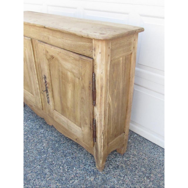 Antique French Weathered Oak Buffet For Sale - Image 16 of 17