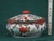 Antique Covered Dish Bowl Lid Japanese Red Satsuma Hand Painted Oriental Signed For Sale - Image 17 of 17