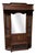 Antique Art Nouveau Wardrobe with Clothes Rack and Chest, 1910 For Sale