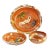 Midcentury Mexican Folk Art Redware Serving Bowls, Set of 3 For Sale