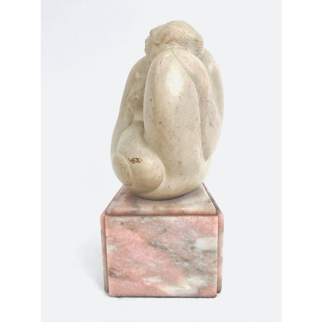 This gorgeous 1930's sculpture in the style of William Artis makes a terrific decorative accent. The elegant female figure...