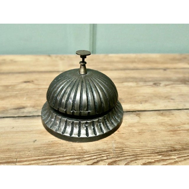 Brass Counter Top Courtesy Bell in Brass, 1880 For Sale - Image 3 of 7
