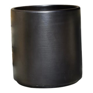 Gainey AC-8 Matte Black Planter Pot For Sale