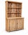 A characterful late 19th to early 20th century pine kitchen dresser, combining generous open shelving with a useful two-...