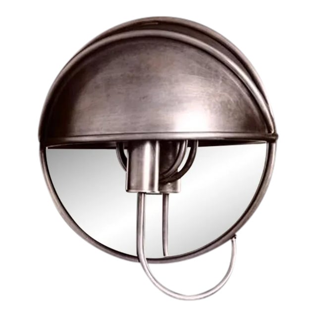 Occhio Sconce in Nickel Finish For Sale