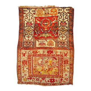 Antique Turkish SAMPLER or "WAGIREH" Rug 3 x 4 For Sale