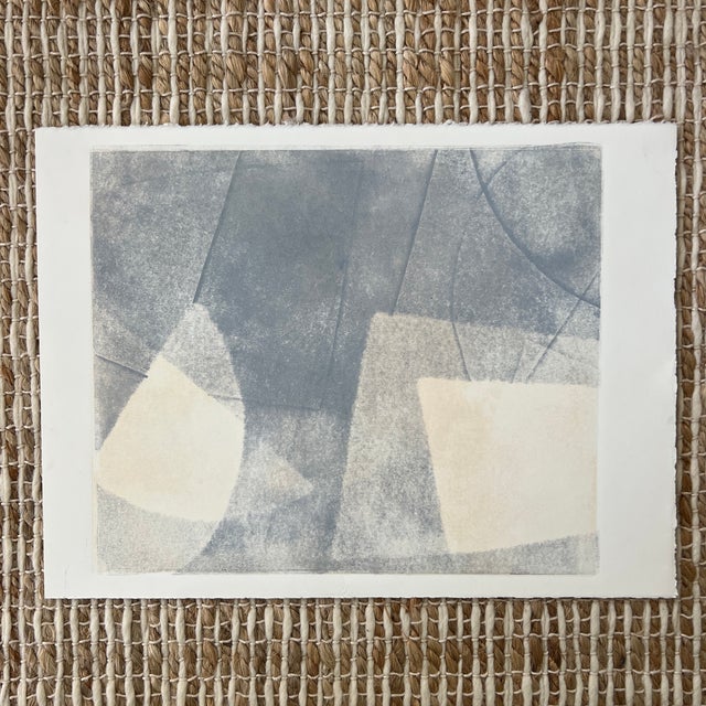 Abstract Original Unframed Abstract Monotype Artwork For Sale - Image 3 of 5