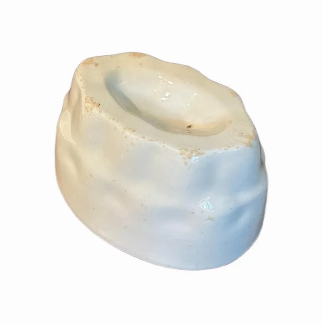 Victorian Antique Victorian English Ironstone Oval Jelly/Pudding Mould Mold For Sale - Image 3 of 4