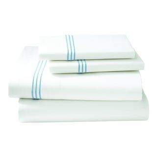 Strada Full/Queen Flat Sheet in Blue