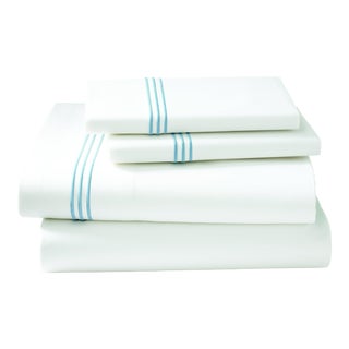 Strada Full/Queen Flat Sheet in Blue