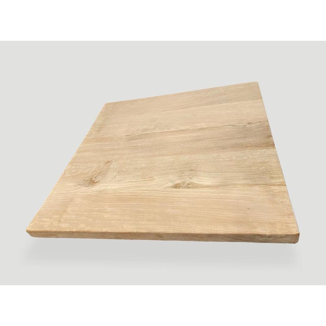 Andrianna Shamaris Signature St. Barts Teak Wood Coffee Table For Sale In New York - Image 6 of 18