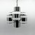 1960s Mid-Century Italian Chrome Chandelier, 1960's For Sale - Image 5 of 15