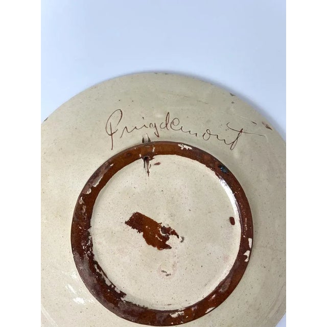 Mid-Century Modern Ceramic Plate by Puigdemont, 1960s For Sale - Image 3 of 8