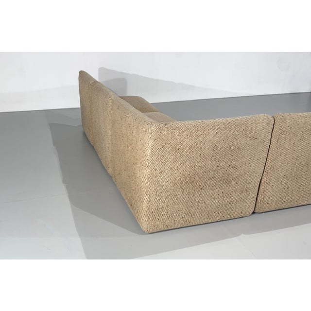 Modular Sofa in Beige Tweed from Strafor, 1980s, Set of 6 For Sale - Image 6 of 8