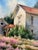 Melinda Cowdry Oregon House Watercolor, Circa 1990 For Sale - Image 9 of 11