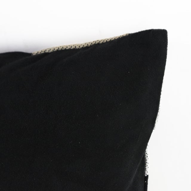 Black and White Polka Dot Throw Pillow For Sale - Image 9 of 10