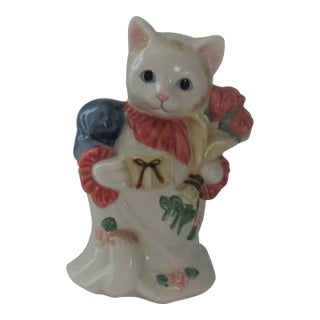 Fitz & Floyd 1988Bud Vase/Planter Kittens of Knightsbridge Retired Collectible For Sale