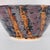 Ebony Signed Studio Pottery Bowl | j.a. Ridley 2013 | Drip Glaze Stoneware | Bronze & Black Oil-Spot Glaze | Large Centerpiece Bowl For Sale - Image 8 of 12