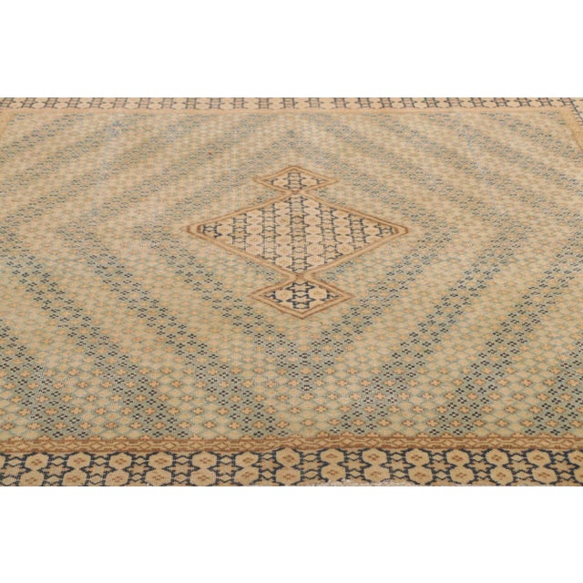 Vintage Persian Kerman Rug - 05'03 X 06'01 For Sale - Image 4 of 10