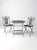 Vintage French Bistro Folding Patio Set For Sale - Image 17 of 18