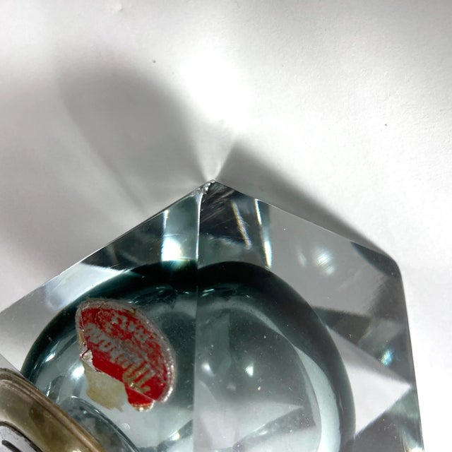 1960s Italian Art Glass Murano Sommerso Smoke Glass Table Lighter by Flavio Poli for Seguso For Sale In Buffalo - Image 6 of 10