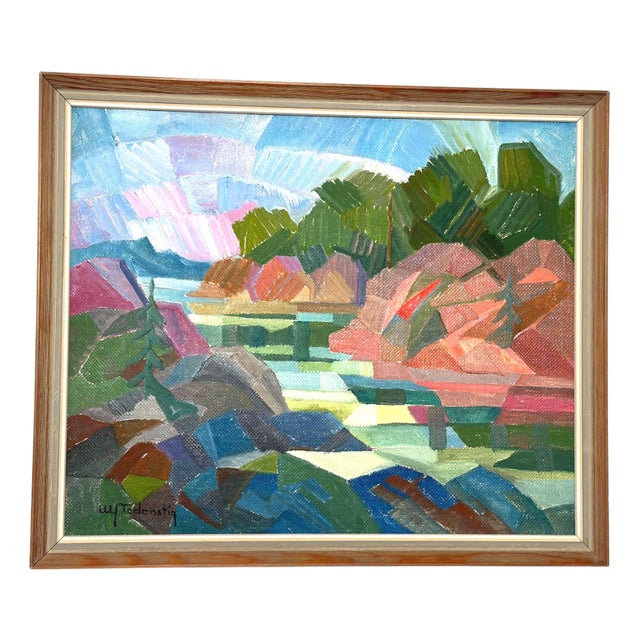 Ulf Tedenstig, Autumn Landscape, 1960s, Oil on Canvas, Framed For Sale