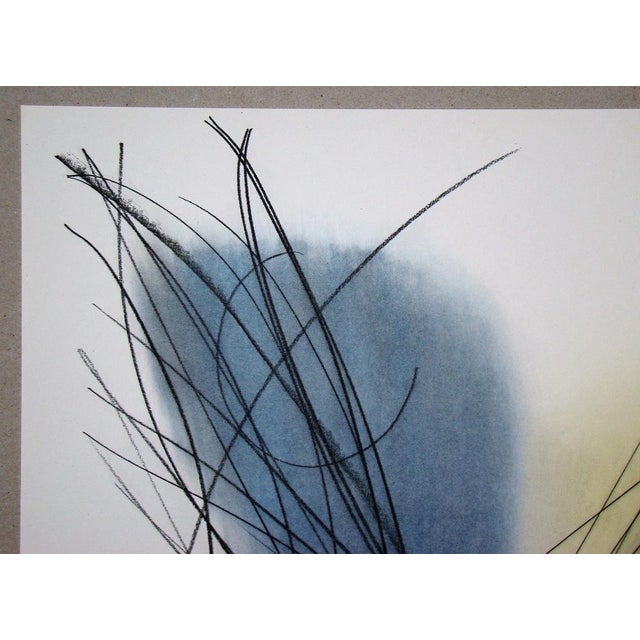 Modern After Hans Hartung, Pastel P.1957-31, 1961, Offset Lithograph For Sale - Image 3 of 11