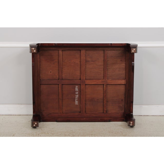 Vintage Chinese Rosewood Coffee Cocktail Table For Sale - Image 14 of 15