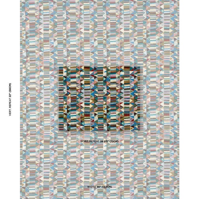 A sophisticated and stunning geometric with fabulous dimension, Bizantino Quilted Weave in peacock has the loft and...