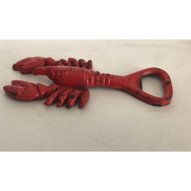 This fabulous Vintage Cast Iron Lobster Bottle Opener is sure to be a hit at your next Crab Boil or Seafood Soirée! Made...